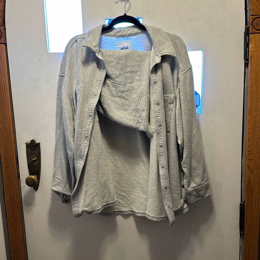 Aerie lumberjane jersey set